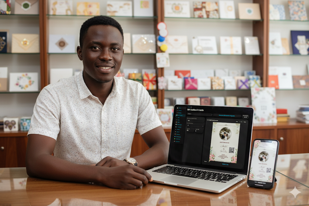 Laptop and smartphone mockups of the Haflah Pro dashboard surrounded by product icons